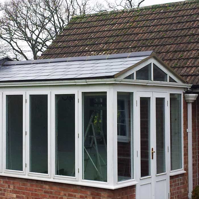 Cleaning and maintenance to a conservatory carried out by Lavisher Building and Roofing